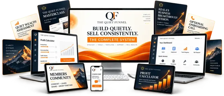 The Quiet Funnel complete product ecosystem